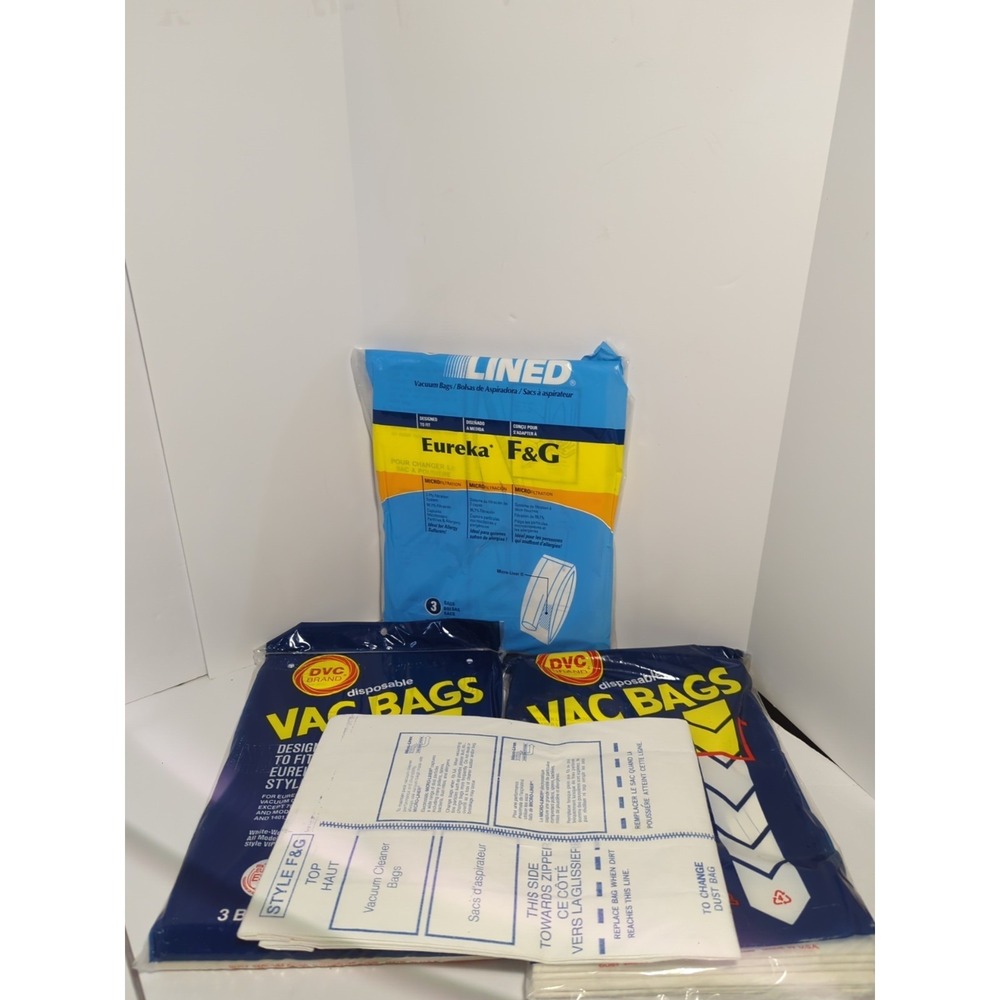 Eureka F & G Disposable Dust Bags set of 10 DVC brand